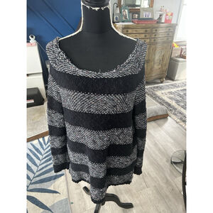 Mudd Women's Long Sleeve Sweater Black Xlarge